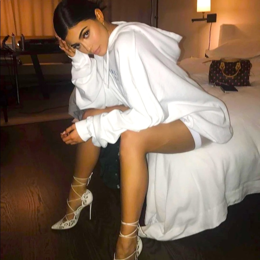 Christin Louboutin Impera heel in Black seen on Kylie Jenner and Rihanna